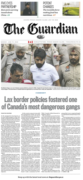 Cover of The Guardian (Charlottetown)