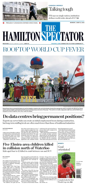 Cover of The Hamilton Spectator