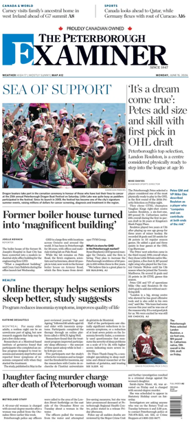 Cover of The Peterborough Examiner