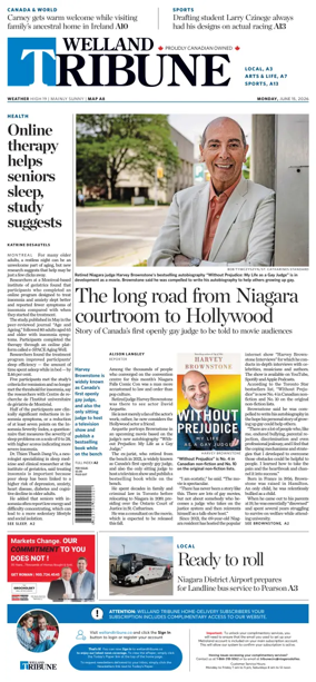Cover of The Welland Tribune