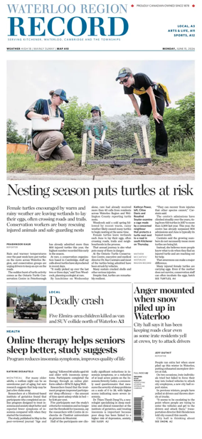 Cover of Waterloo Region Record