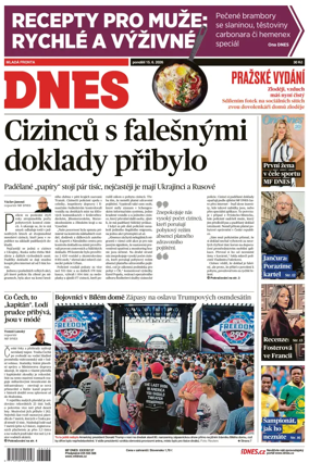 Cover of MF DNES