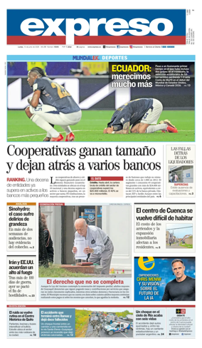 Cover of Diario Expreso