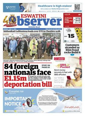 Cover of Eswatini Observer