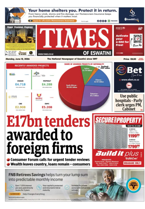 Cover of Times of Eswatini