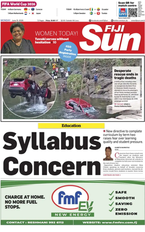 Cover of Fiji Sun
