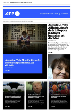 Cover of AFP