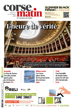 Cover of Corse Matin