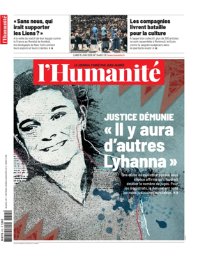 Cover of L'HUMANITE