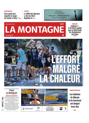 Cover of La Montagne (Vichy)