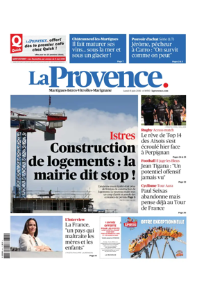 Cover of La Provence Martigues-Istres-Vitrolles-Marignane