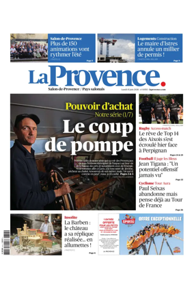 Cover of La Provence Salon-de-Provence / Pays salonais