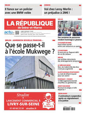 Cover of La Republique de Seine-et-Marne (Edition A-B)