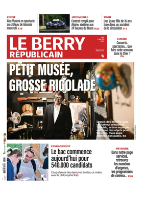 Cover of Le Berry Republicain