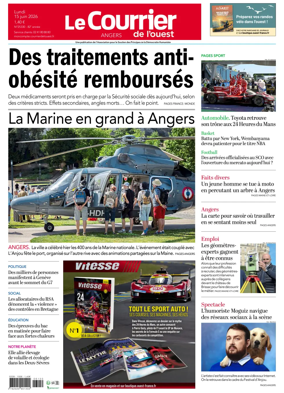 Cover of Le Courrier de l’Ouest (Angers)