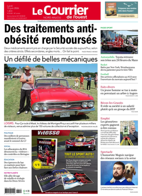 Cover of Le Courrier de l’Ouest (Nord Anjou)