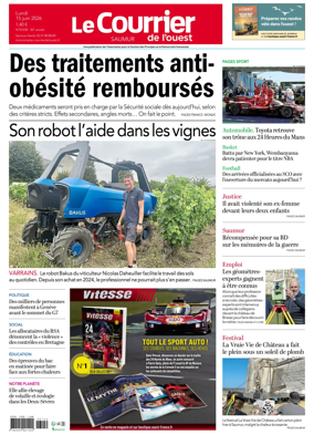 Cover of Le Courrier de l’Ouest (Saumur)