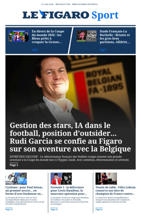 Cover of Le Figaro Sport