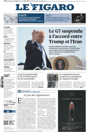 Cover of Le Figaro