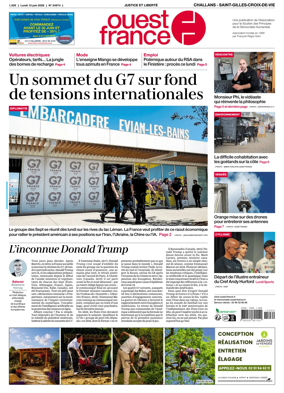 Cover of Ouest France (Challans / Saint-Gilles-Croix-de-Vie)