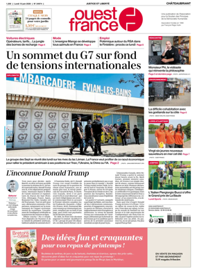 Cover of Ouest France (Chateaubriant)