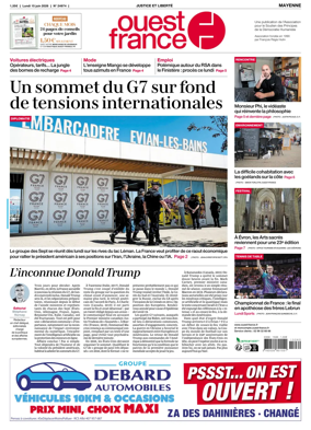 Cover of Ouest France (Mayenne)
