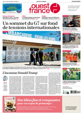 Cover of Ouest France (Pornic / Pays de Retz)