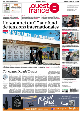 Cover of Ouest France (Redon / Pays de Vilaine)