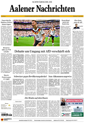 Cover of Aalener Nachrichten
