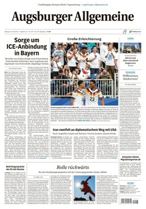 Cover of Augsburger Allgemeine (Ausgabe Stadt)