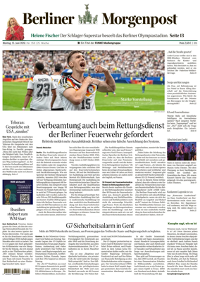 Cover of Berliner Morgenpost