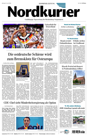 Cover of Demminer Zeitung