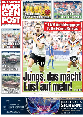 Cover of Dresdner Morgenpost