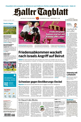 Cover of Haller Tagblatt