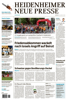 Cover of Heidenheimer Neue Presse