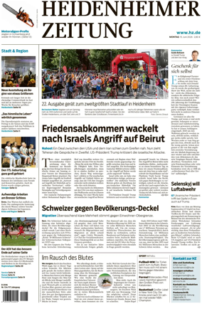 Cover of Heidenheimer Zeitung