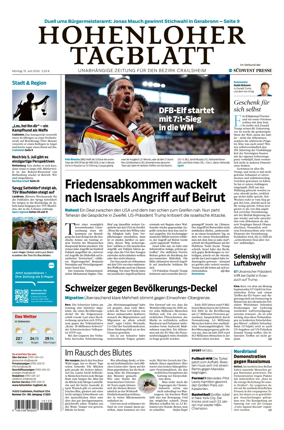 Cover of Hohenloher Tagblatt