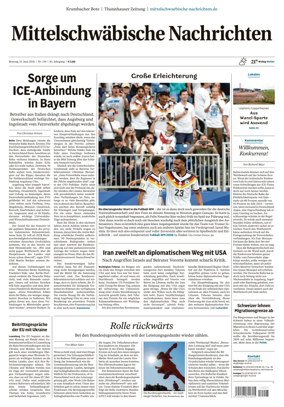 Cover of Mittelschwaebische Nachrichten