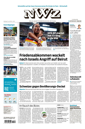 Cover of NWZ – Neue Wurttembergische Zeitung
