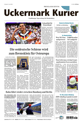 Cover of Prenzlauer Zeitung