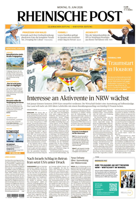 Cover of Rheinische Post - Monchengladbach and Korschenbroich