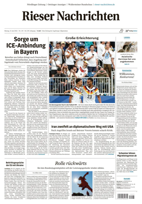 Cover of Rieser Nachrichten