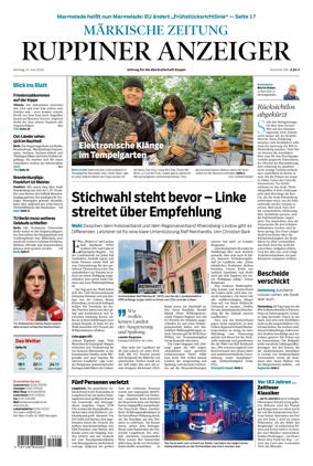 Cover of Ruppiner Anzeiger