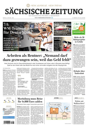 Cover of Sachsische Zeitung (Riesa & Grossenhain)
