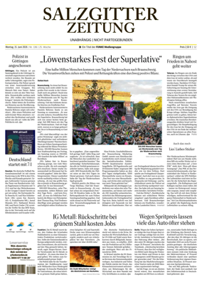Cover of Salzgitter Zeitung