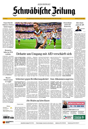 Cover of Schwabische Zeitung (Alb-Donau)