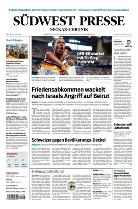 Cover of SUDWEST PRESSE - Neckar-Chronik