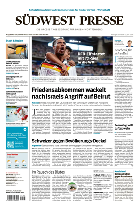 Cover of Sudwest Presse