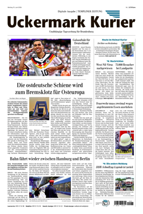 Cover of Templiner Zeitung