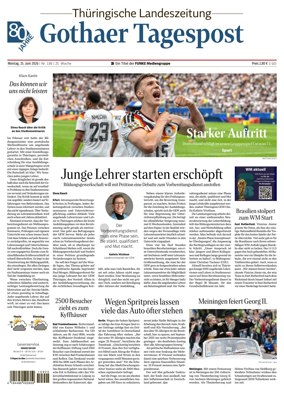 Cover of Thuringische Landeszeitung (Gotha)